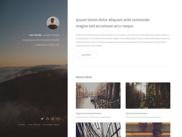 23 best Free Personal vCard \ Resume HTML Templates images on - html resume 23 best Free Personal vCard \ Resume HTML Templates images on - html resume