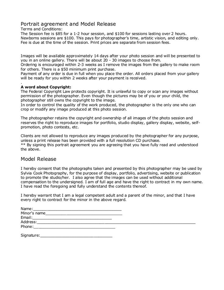42 best Photography Contract images on Pinterest Photography - photography consent form 42 best Photography Contract images on Pinterest Photography - photography consent form