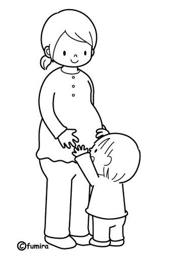pregnancy coloring pages