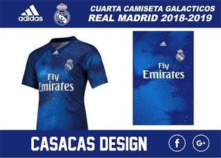 Casacas Design Cuarta Camiseta Real Madrid Galácticos 2019 Vector Camiseta Francia Camisetas Real Madrid