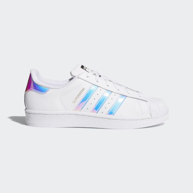 superstar adidas hologram white metallic