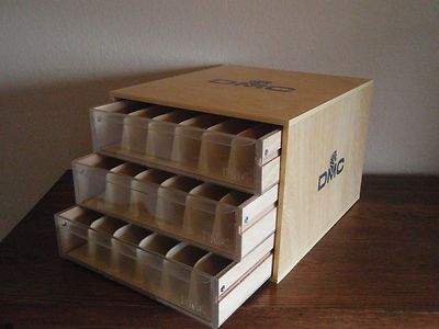 DMC Embroidery Thread Floss Display Cabinet ~ Wood Storage ... DMC Embroidery Thread Floss Display Cabinet ~ Wood Storage ...