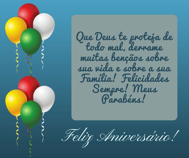 Meus Parabéns Felicidades Sempre