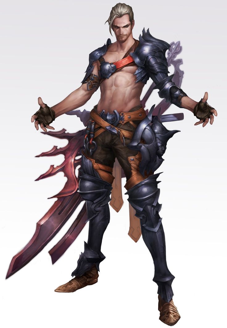 Sexy male anime character