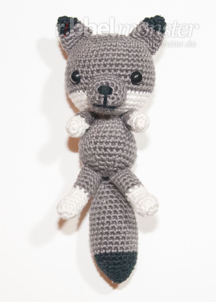 Häkelanleitung - Anleitung - Amigurumi - lieben Wolf häkeln