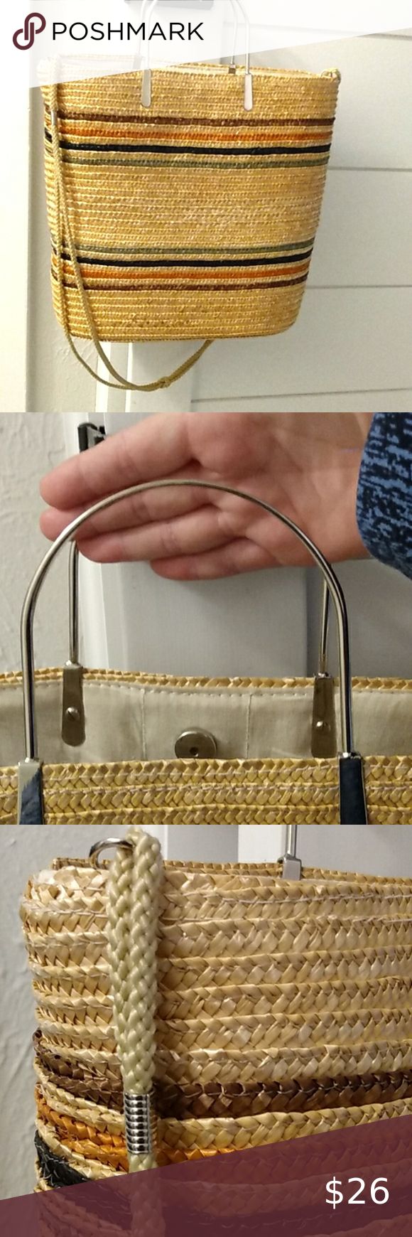 Poshmark straw bag discount