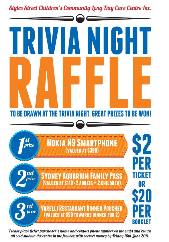 raffle ticket poster ideas