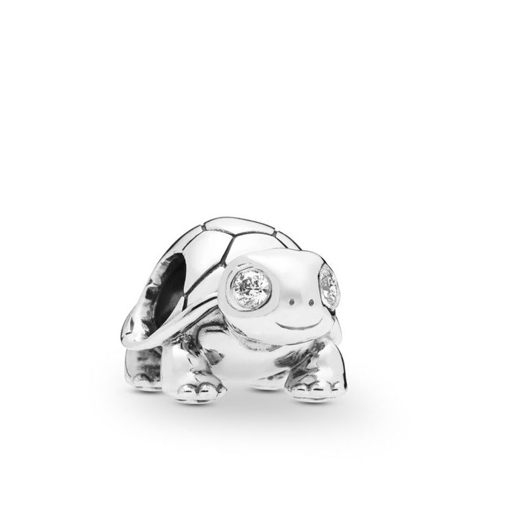 Pandora Bright Eyed Turtle Cz Charm Jewelry Charms Pandora Bright Eyed Turtle Cz Charm, Turtle Charm Pandora