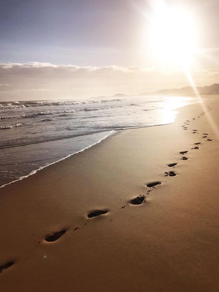 Footsteps | Beach, Vacation, Water
