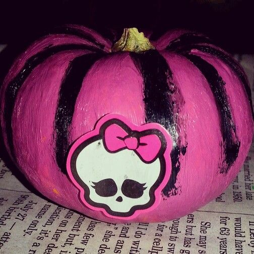 monster high pumpkin pumpkin decoratingpumpkin ideashalloween