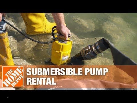 Submersible Pump Rental | The Home Depot Rental | Submersible pump, Submersible, Home depot