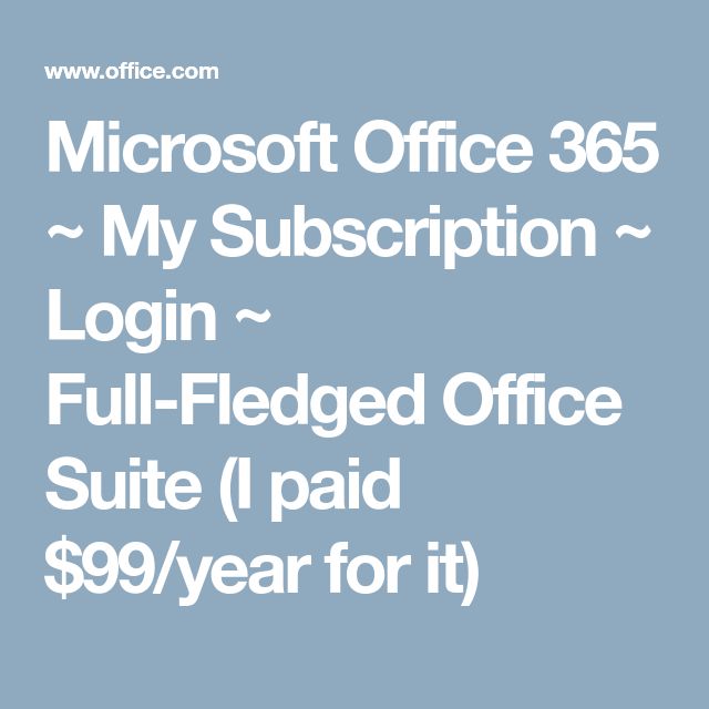 micrsoft office suite