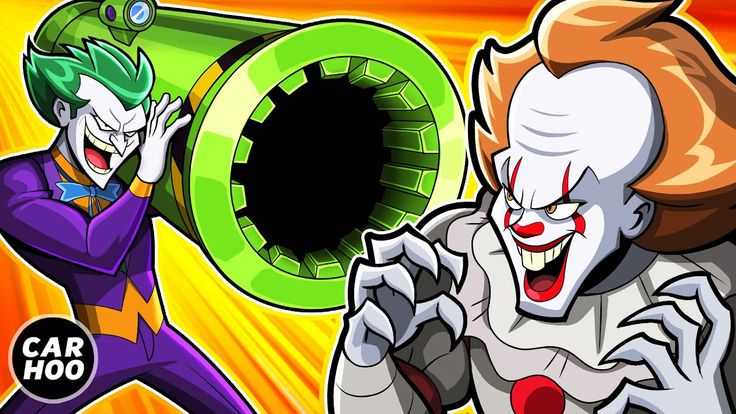 PENNYWISE vs JOKER - REMATCH !!! | Joker, Pennywise, Civil war marvel
