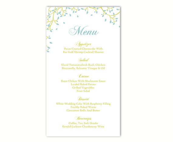Oltre 25 fantastiche idee su DIY menu cards template su Pinterest - sample menu card Oltre 25 fantastiche idee su DIY menu cards template su Pinterest - sample menu card