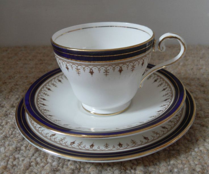 Aynsley Leighton Cobalt Cup and Saucer Aynsley Leighton Cobalt Cup and Saucer