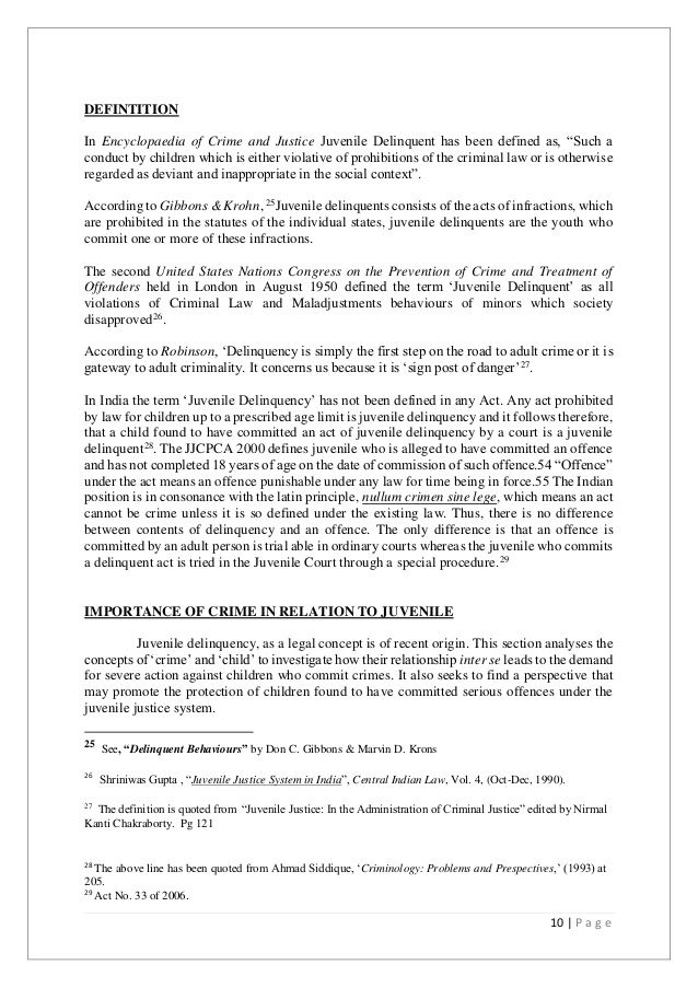 Dissertation on law