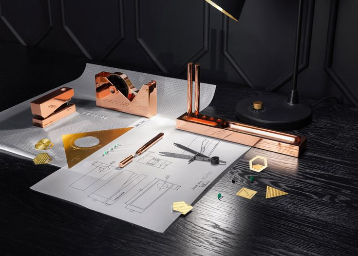 170 Best Stationery Images On Pinterest Fountain Pens Tom Dixon S 2017 Range Of Accessories Includes Copper Stationery And Containers With Magnifying Gl Lids