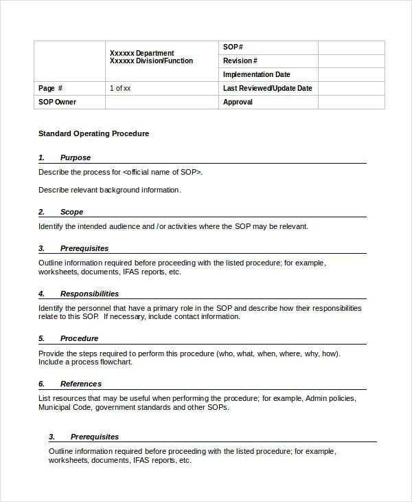 How to Create and <strong>Document A Process That Actually Gets Used</strong> Process documentation template word