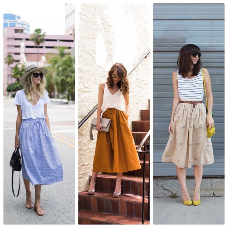 Amazing Sewing Envy # 1: The midi skirt | Félicie in Paris