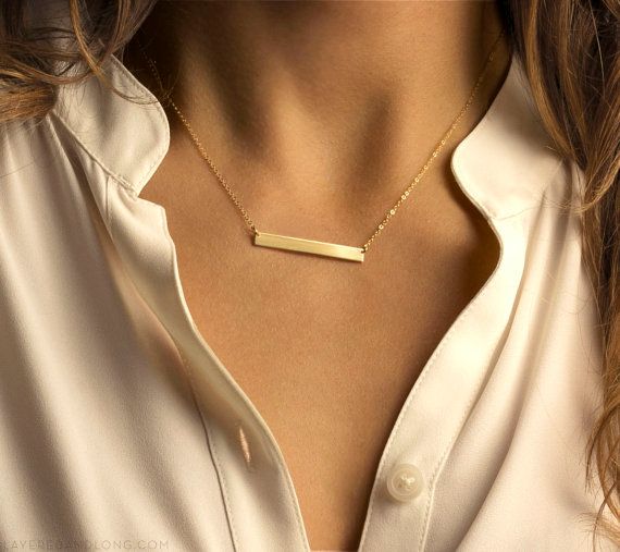 67 Best Personalised Jewellery Ideas Images On Pinterest Bar Necklace Custom Name Plate Gold Silver Rose Layered And Long Perfect Ln140 35 H