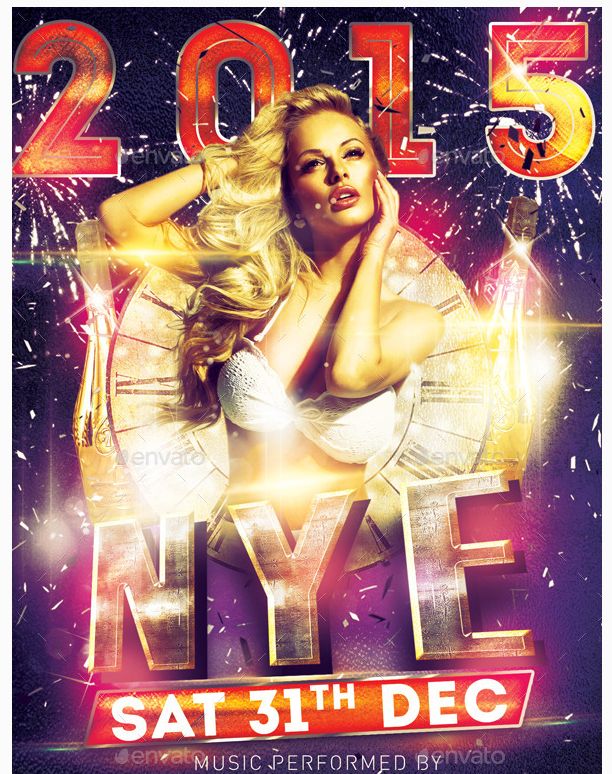 26 best New Year Flyer Template images on Pinterest Party flyer - free new years eve flyer template 26 best New Year Flyer Template images on Pinterest Party flyer - free new years eve flyer template