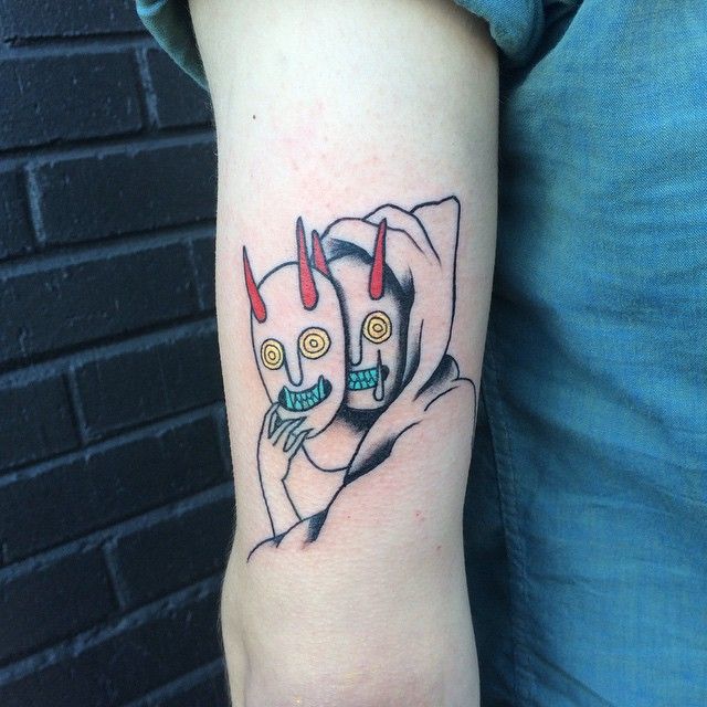 endless mask by evan davis at banshee tattoo in nashville tn endless mask by evan davis at banshee tattoo in nashville tn