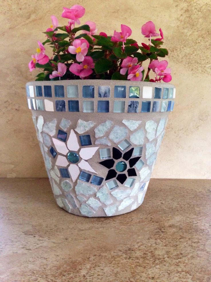 Rustic Mosaic Planter Large Flower Pot Indoor Herb Outdoor Garden Kitchen Handmade Clay Terracotta Fall Decor Rustic Mosaic Planter Large Flower Pot Indoor Herb Outdoor Garden Kitchen Handmade Clay Terracotta Fall Decor