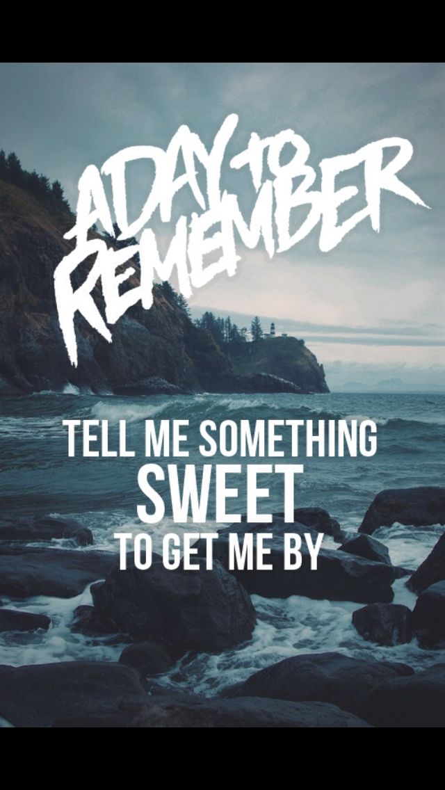 A Second Glance A Day To Remember Lyrics A day to remember | Pop punk lyrics, Band quotes, A day to remember