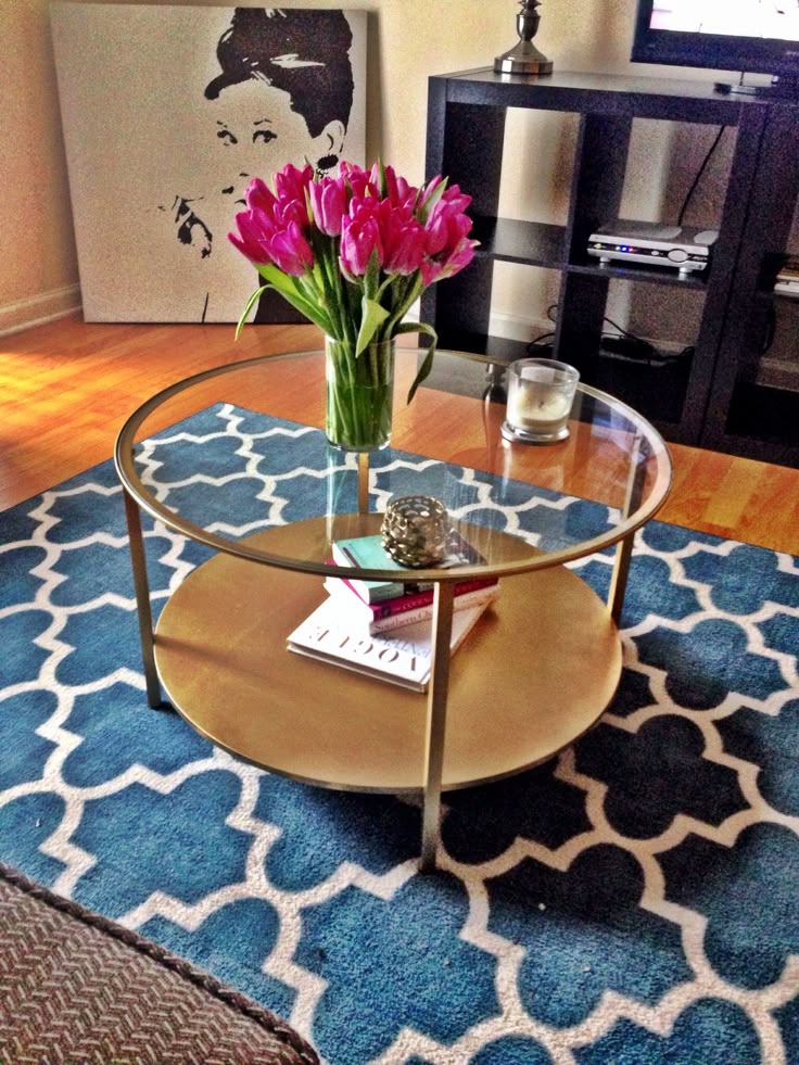 VittsjÖ Coffee Table Black Brown Glass 291 2 Ikea Round Ikea Round Glass Coffee Table, Round Glass Top Coffee Table Ikea