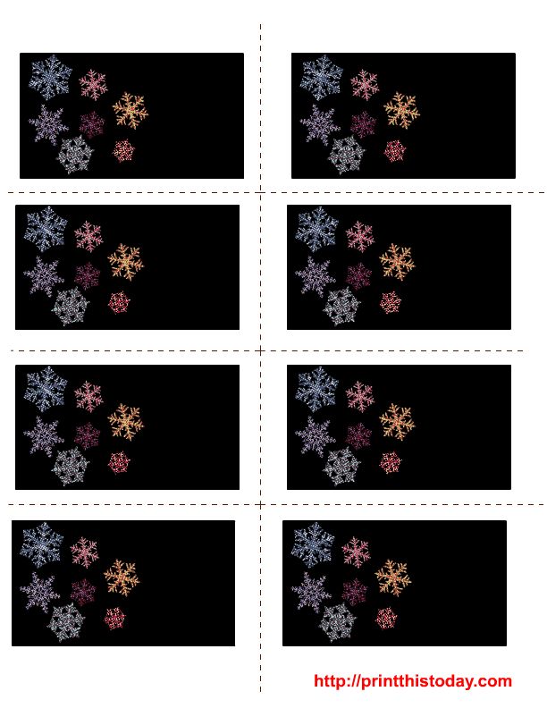 Very Unique Christmas Labels with SnowFlakes | Free christmas printables, Christmas labels ...