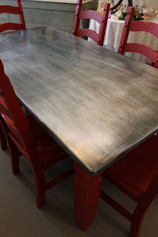 zinc table top distressed how to cover table top with zinc kitchen counter i dont like the red but love top stephanie kitchen chalk paint table zinc table top distressed how to cover table top with zinc kitchen counter i dont like the red but love top stephanie kitchen chalk paint table