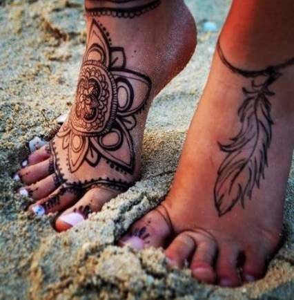 Tattoo fußkette vorlagen