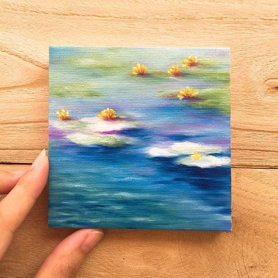 pic Landscape Mini Canvas Painting Ideas pinterest