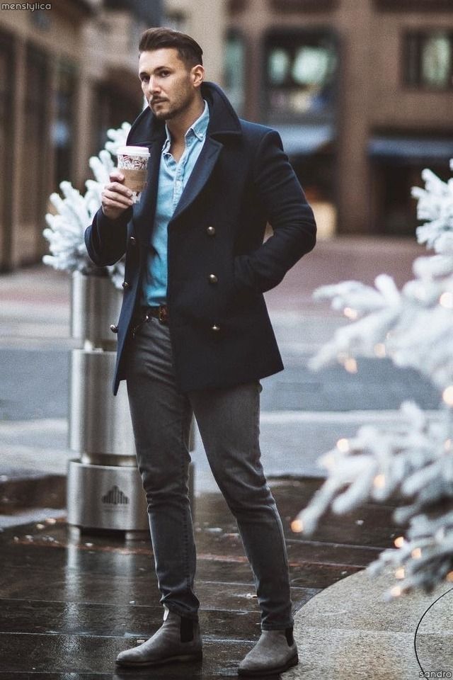 41 The Real Men for Work with Modern Casual Outfits