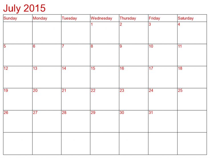 calendars 2015 printable