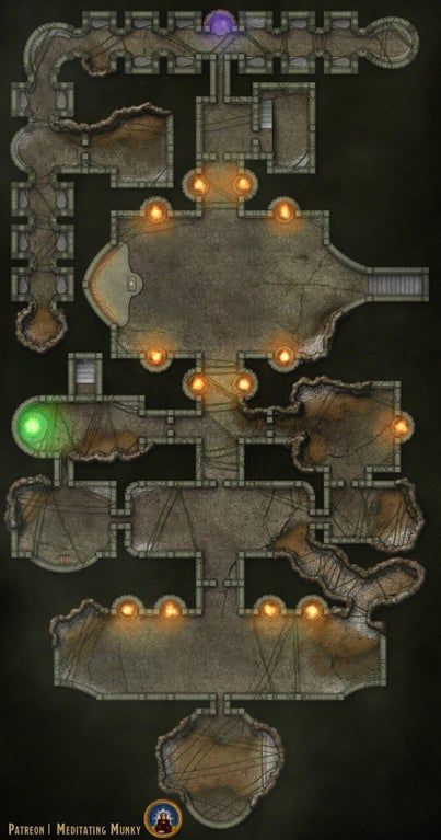 Overgrown Catacomb Dungeon 31x59 In 2025 Dnd World Map Dungeon 41a8571d151374d5f6667e9343afc88a
