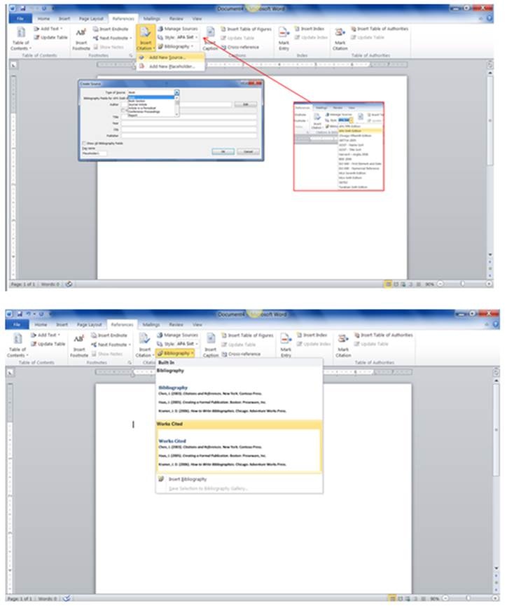 apa format microsoft word 2013
