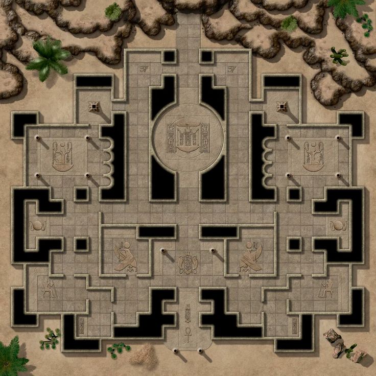 Download Ancient Desert Temple 30x30 - Free sample of the Deserts ...