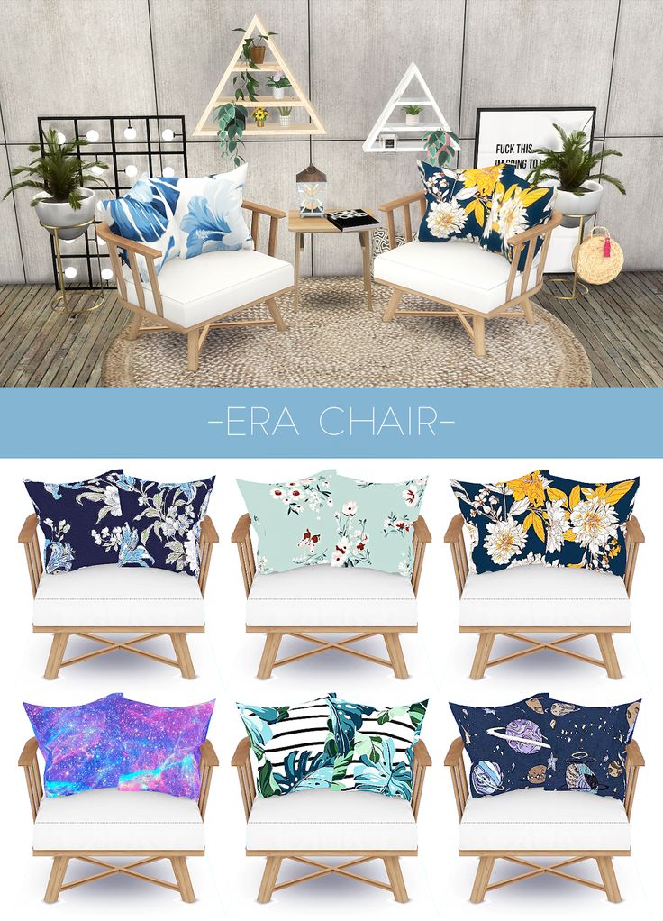Love This Era Chair Also Created By Kenzar Fav Sims 4 Bedroom Cc Furniture Chairs Sims 4 Bedroom Cc Furniture, Custom Made Cushion Covers For Outdoor Furniture