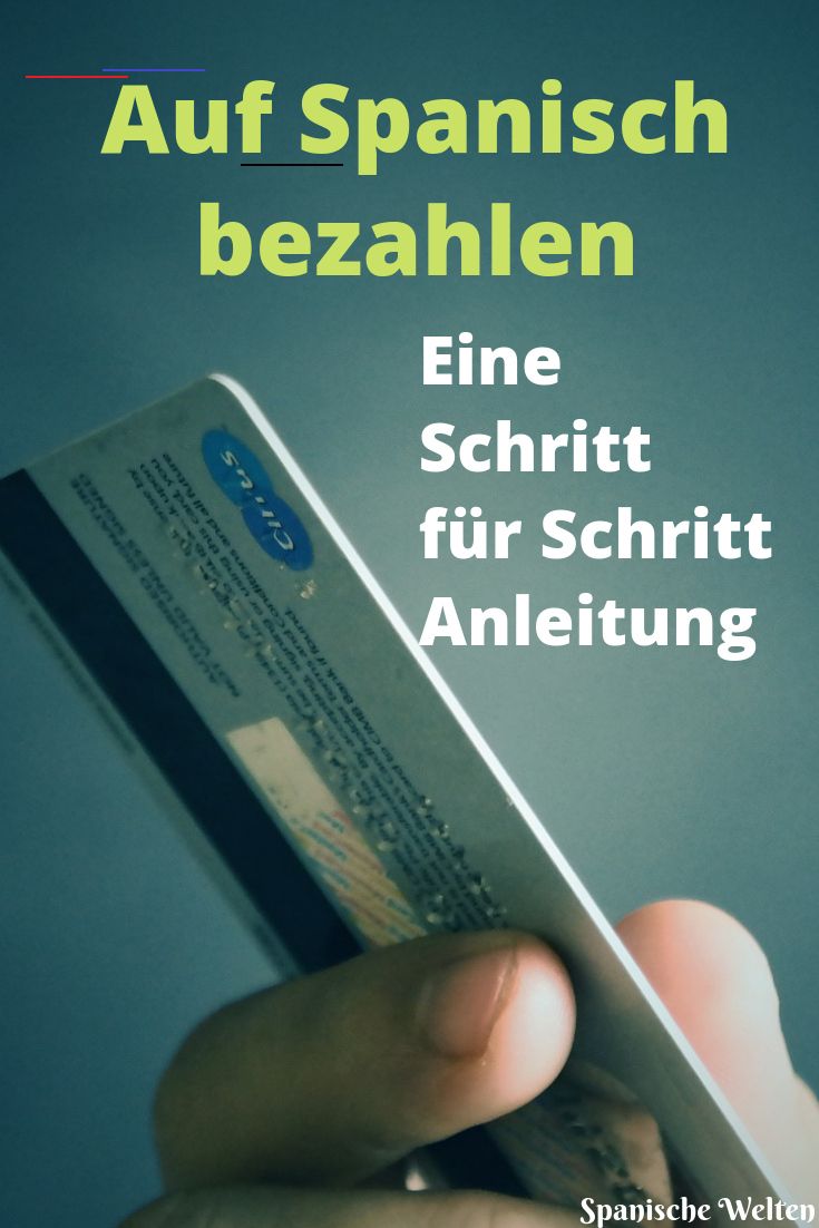 Spanisch Bezahlen Spanisch Bezahlen