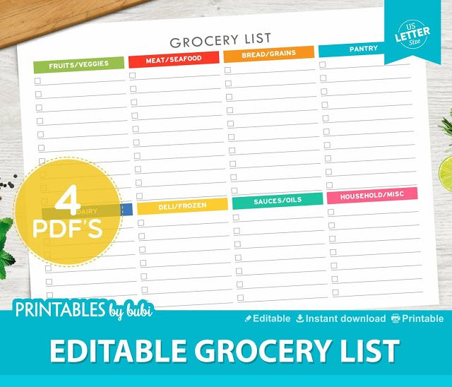 45 best Kitchen images on Pinterest Planner inserts, Agenda - editable shopping list template 45 best Kitchen images on Pinterest Planner inserts, Agenda - editable shopping list template