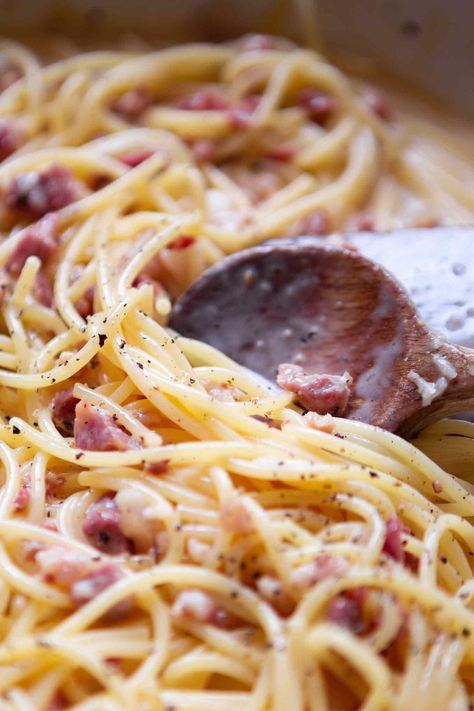 Einfache Spaghetti Carbonara Einfache Spaghetti Carbonara