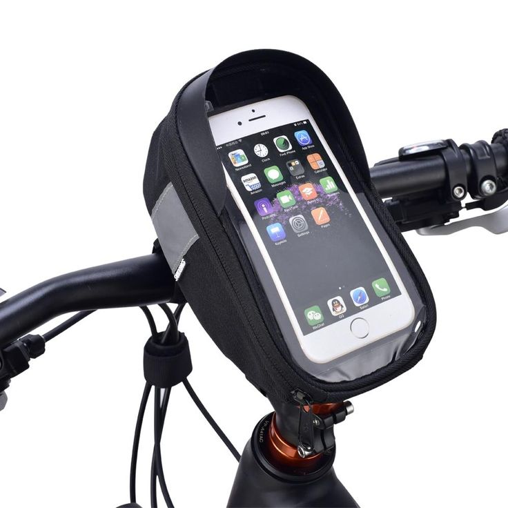 Cycling Bicycle Bike Head Tube Handlebar Mobile Phone Bag Case For 6.5in Phone