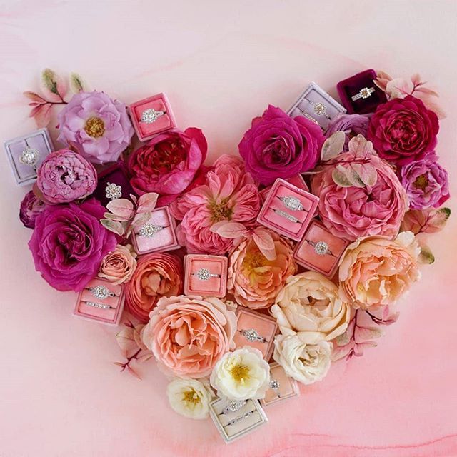 How deep is our love for this bundle of engagement rings in a sea of color? The ...