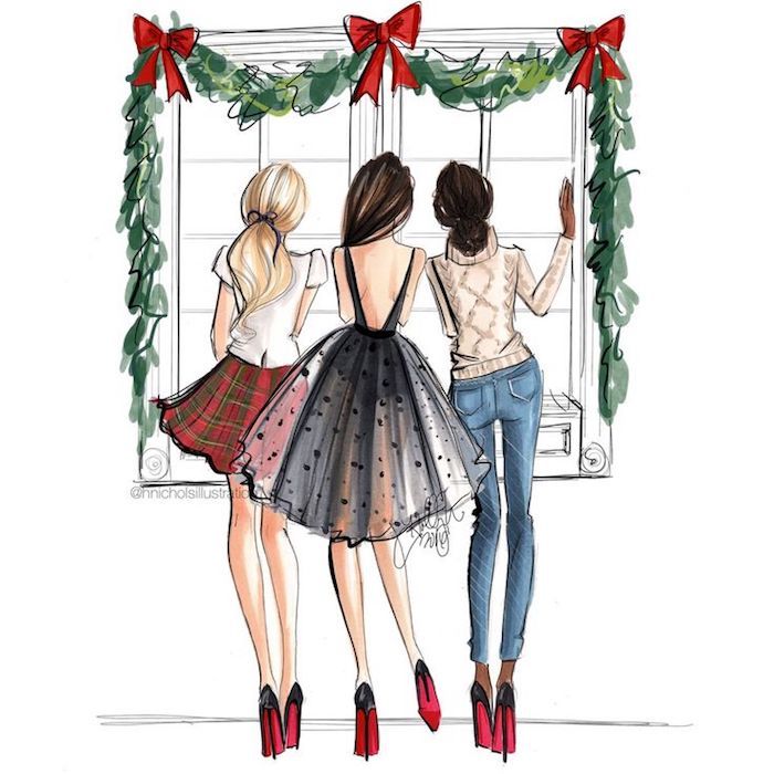 1001 + idées de dessin de Noël faciles à faire soi-même ... 1001 + idées de dessin de Noël faciles à faire soi-même ...