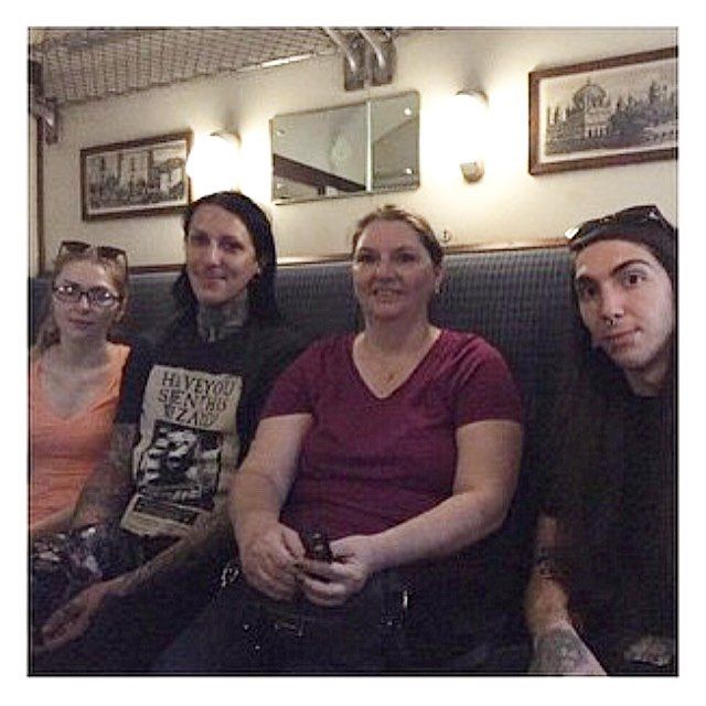 Chris, his mom, and siblings Chris motionless, Motionless in white, Chris