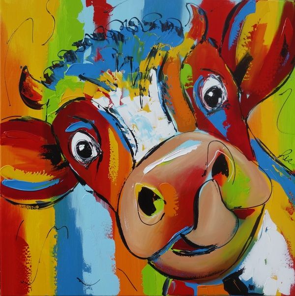 Folk Art Cow Paintings Folk Art Cow Paintings