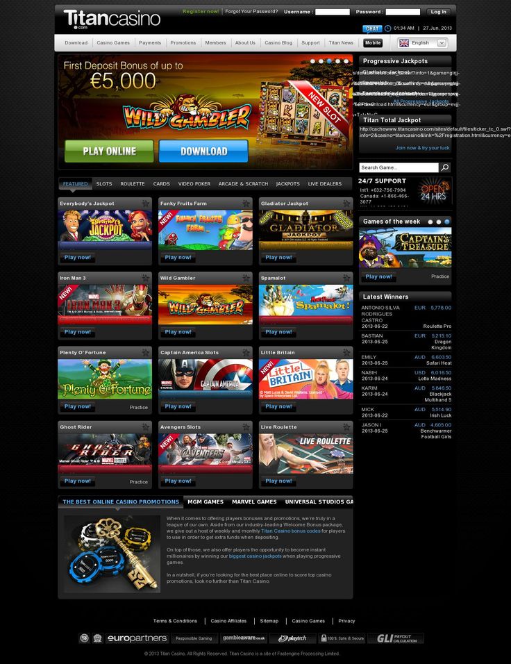 Titan Online Casino Titan Online Casino