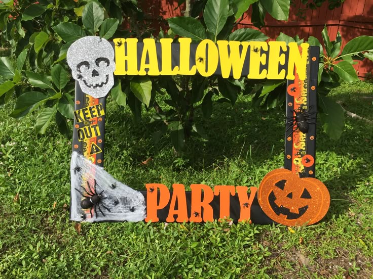 hallowen photo frame cuadro tematico made by thelma villa