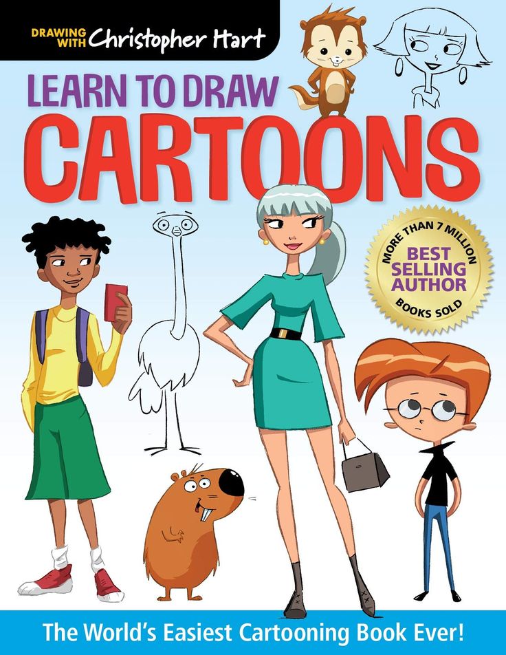 Learn to Draw Cartoons: The World's Easiest Cartooning Book Ever ...